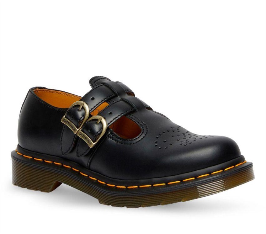 8065 Mary Jane Dr.Martens Black Smooth
