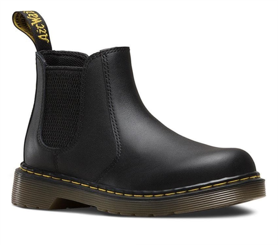 Juniors 2976 Chelsea Boot Dr.Martens Black Softy T