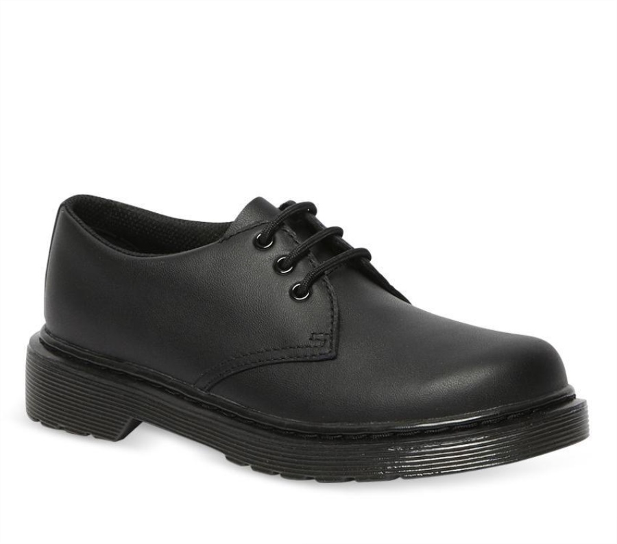 Black Softy T Dr.Martens Juniors 1461 Mono
