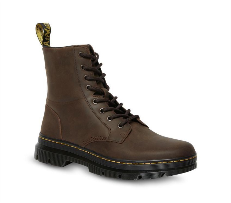 Combs Crazy Horse Boot Dr.Martens Dark Brown Crazy Horse
