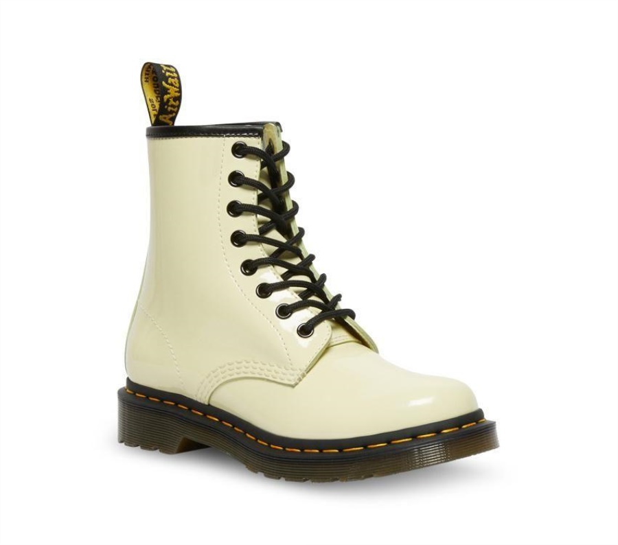 1460 Patent Lamper Dr.Martens Toile Cream Patent Lamper