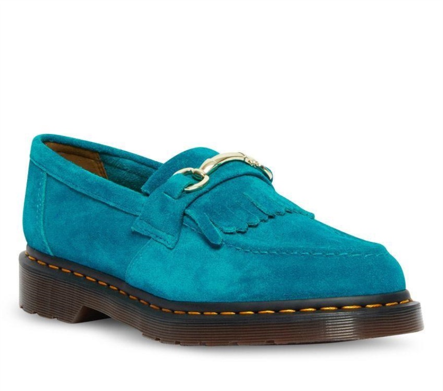 Adrian Snaffle Loafer Dr.Martens Turquoise Desert Oasis Suede
