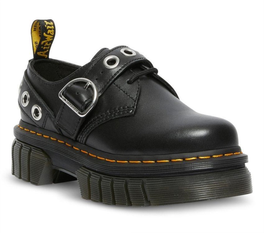 Black Dr.Martens Audrick Hardware Platform