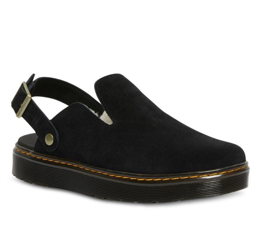 Black Dr.Martens Carlson Suede Mule