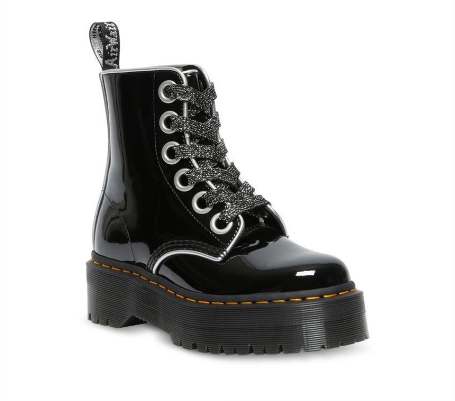 Black Dr.Martens Molly Patent Lamper
