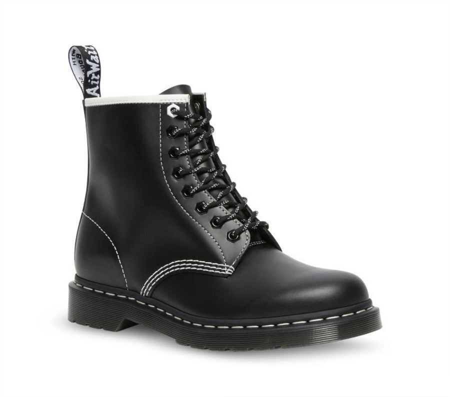 Black Smooth Dr.Martens 1460 Disrupt Smooth