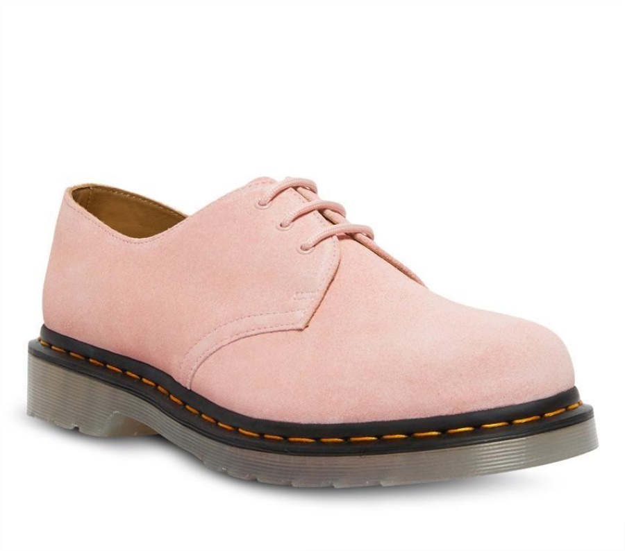 Chalk Pink Dr.Martens 1461 Iced Suede Shoe