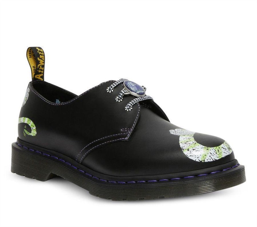 Dr.Martens 1461 Beetlejuice Black Smooth Backhand