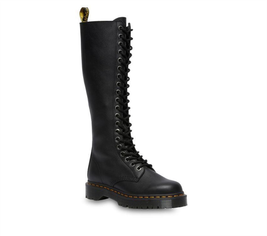 Dr.Martens 1B60 Bex Knee High Boots Black Pisa