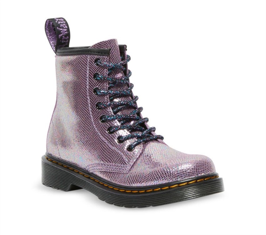 Dr.Martens Junior 1460 Iridescent Reptile Purple