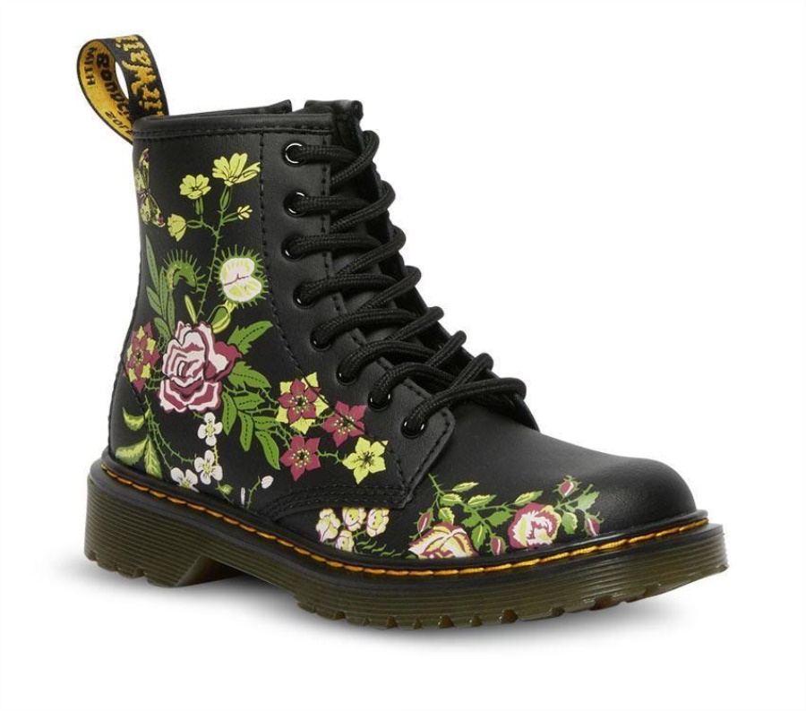 Junior 1460 Floral Bloom Dr.Martens Bloom K (Black)