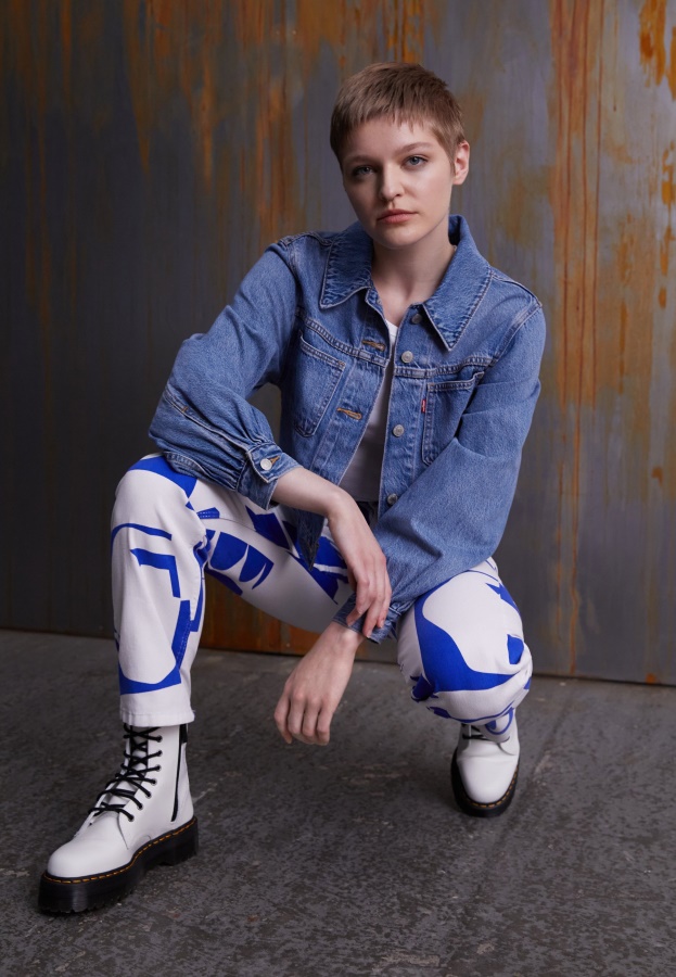 Dr.Martens Jadon Platform Ankle Boots White