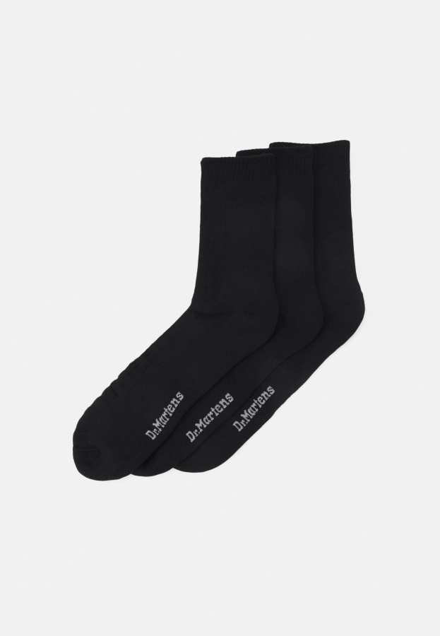 Dr.Martens Double Doc Unisex 3 Pack Socks Black