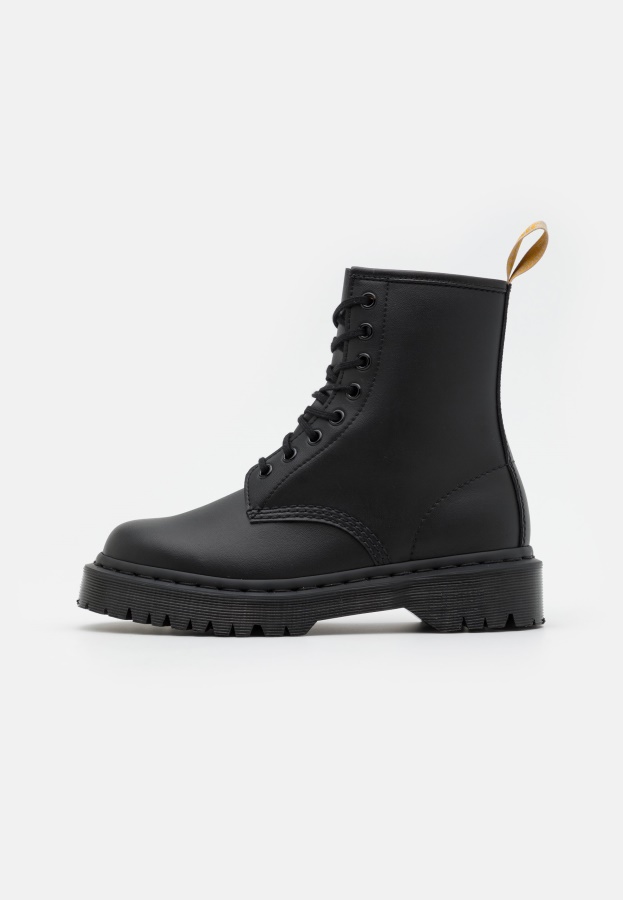 Vegan 1460 Bex Mono Unisex Lace Up Ankle Boots Dr.Martens Black