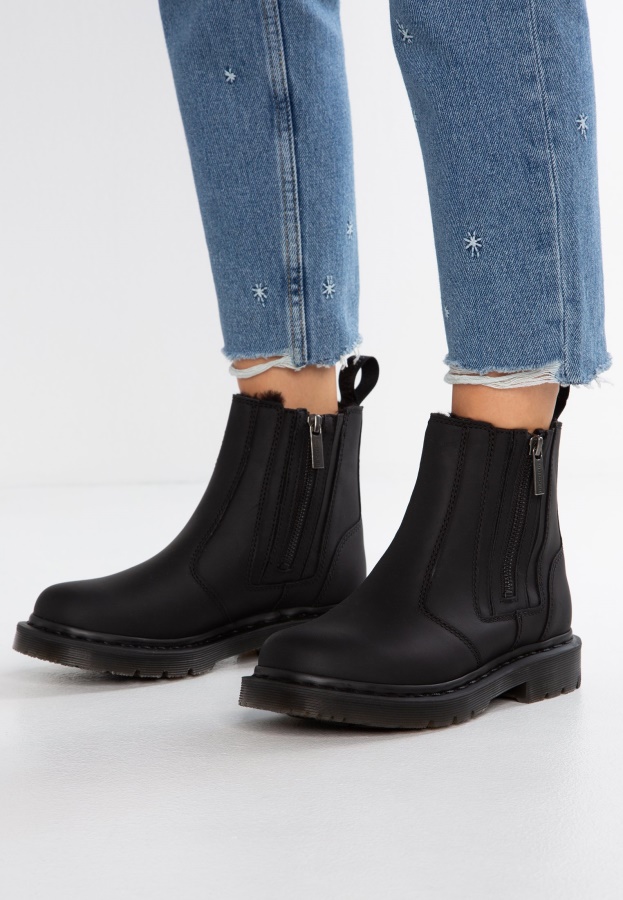 2976 Alyson Zips Snowplow Classic Ankle Boots Dr.Martens Black