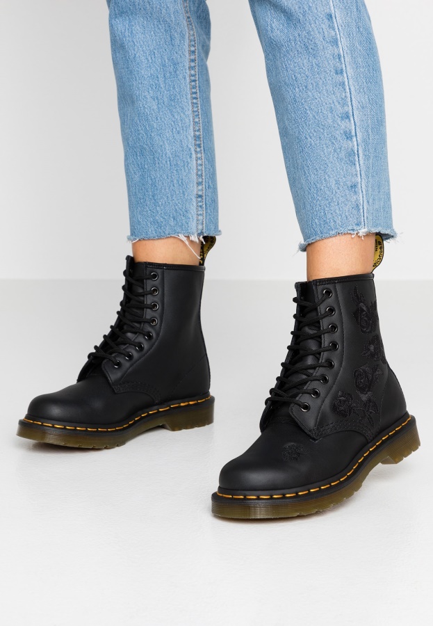 1460 Vonda Mono Lace Up Ankle Boots Dr.Martens Black
