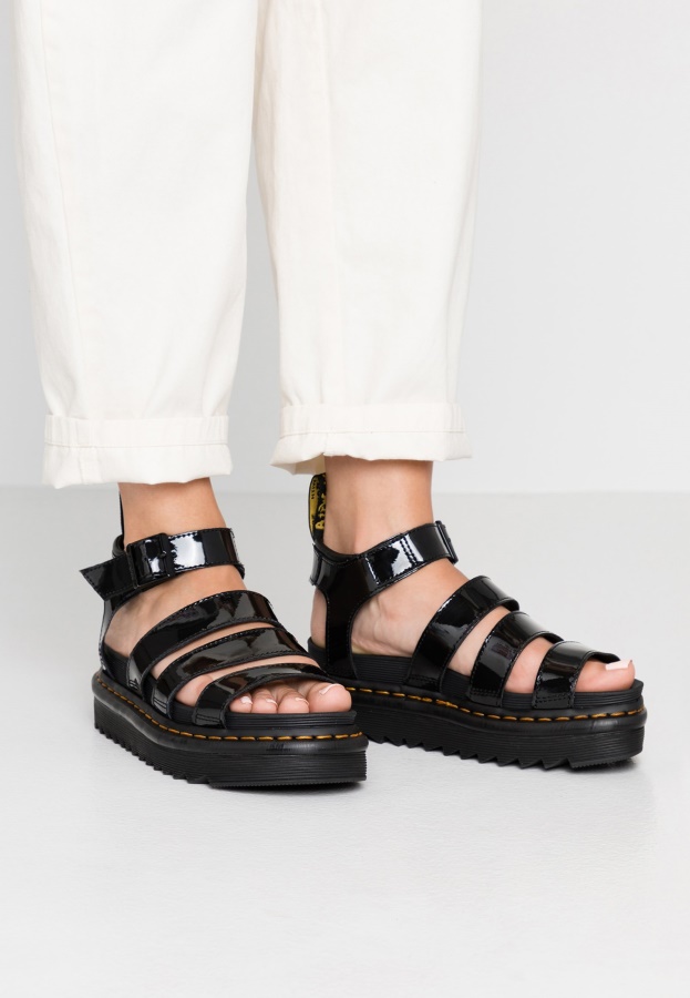Black Dr.Martens Blaire Platform Sandals