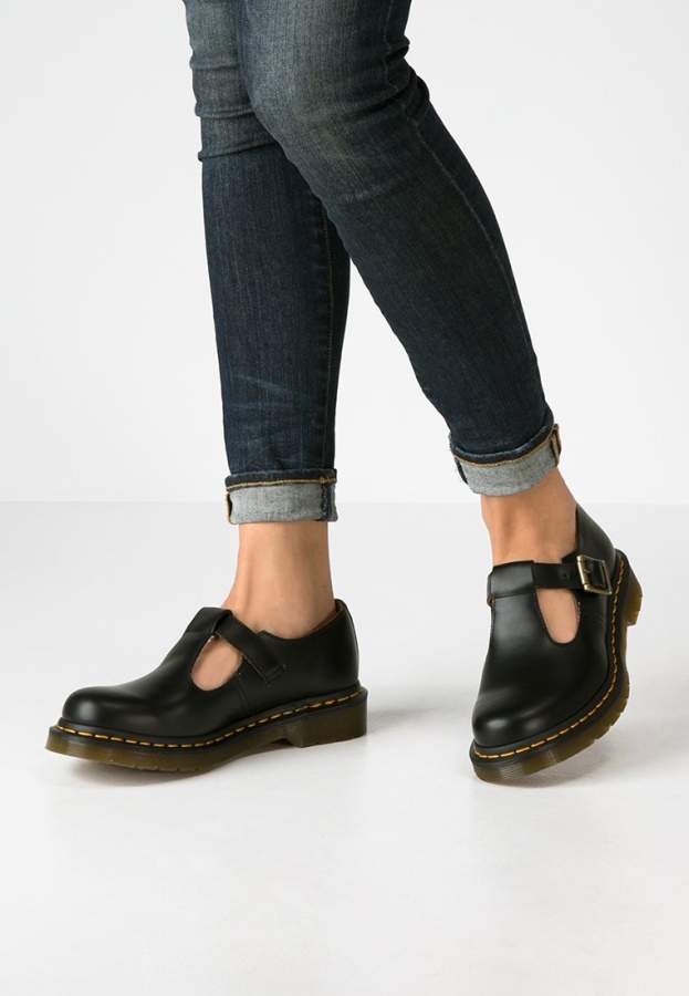 Dr.Martens Polley Slip Ons Black