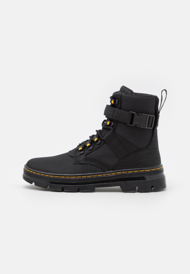 Dr.Martens Combs Tech Ii Unisex Lace Up Ankle Boots Black