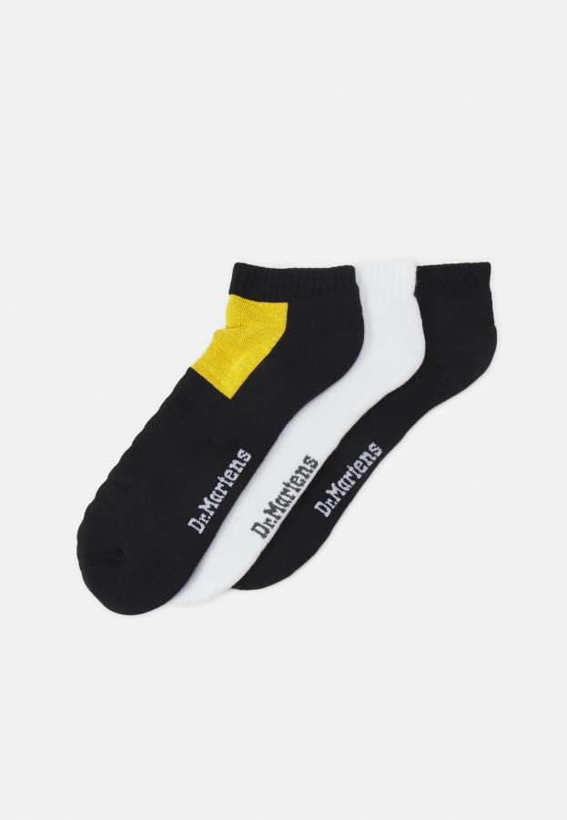 Short Double Doc 3 Pack Unisex Socks Dr.Martens Black