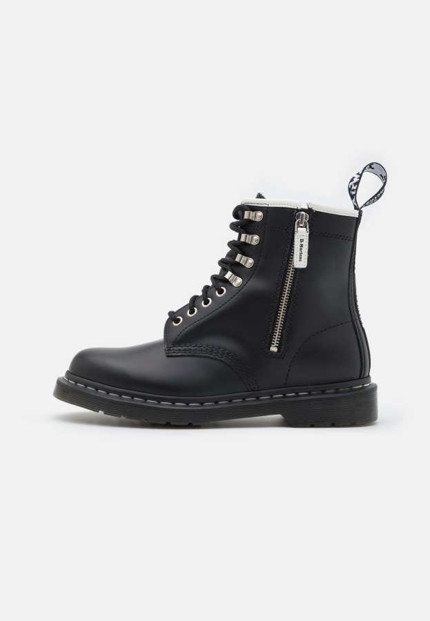 1460 Zipped Lace Up Ankle Boots Dr.Martens Black Smooth