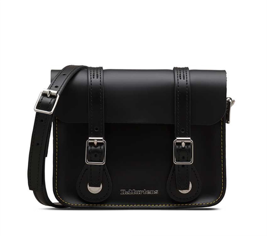 7 Kiev Leather Satchel Dr.Martens Black