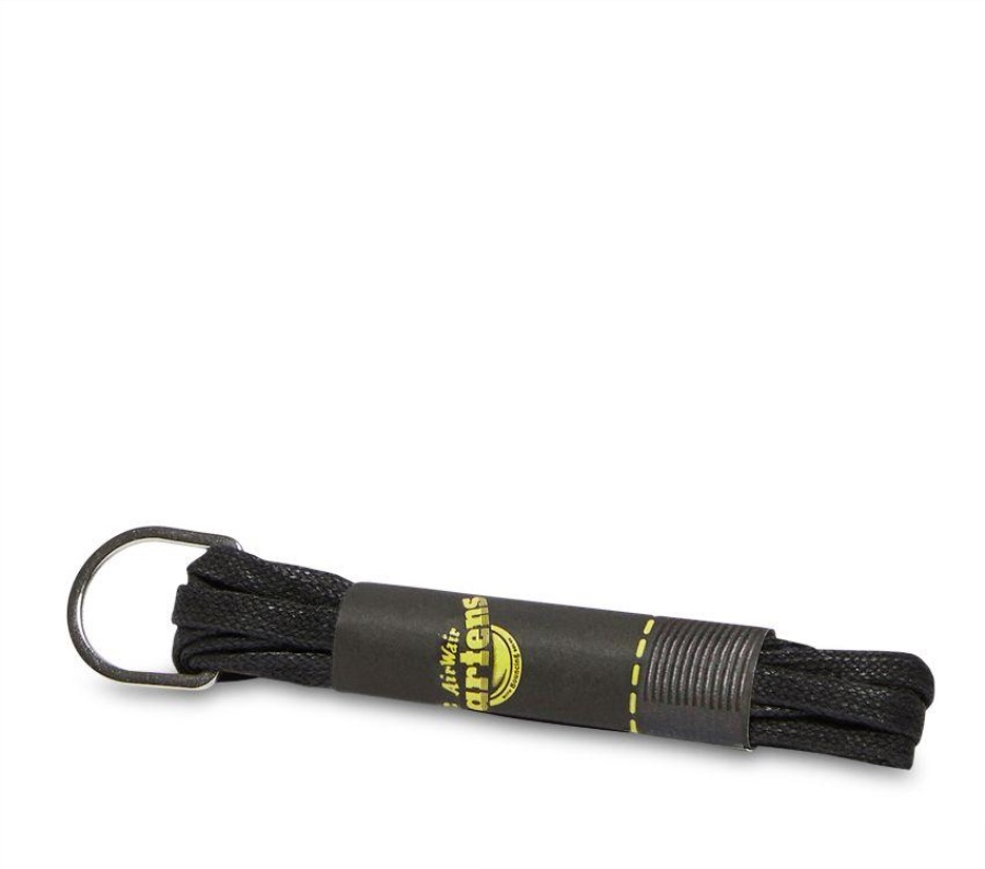 Black Dr.Martens 65Cm Black Waxed Laces