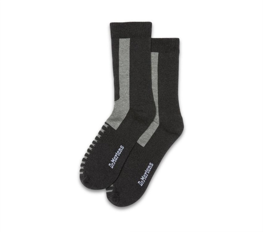 Double Doc Sock Dr.Martens Charcoal Cotton Blend