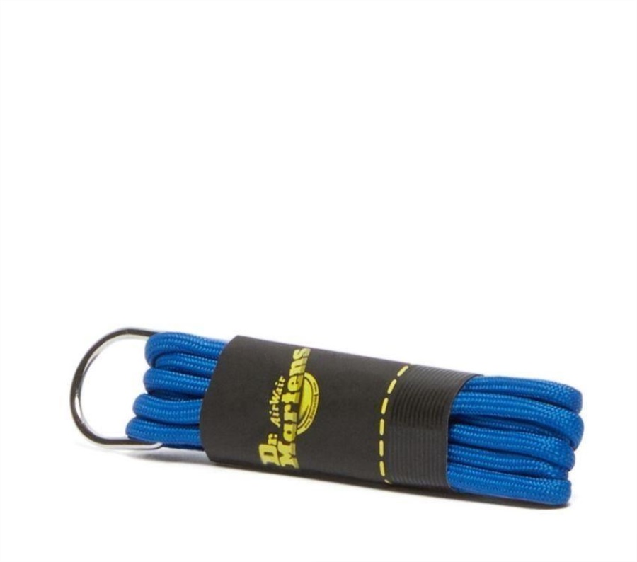 Blue 100% Tetoron Dr.Martens 65Cm Blue Round Laces