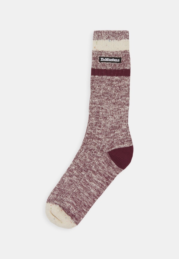 Oxblood Dr.Martens Marl Sock Unisex Socks