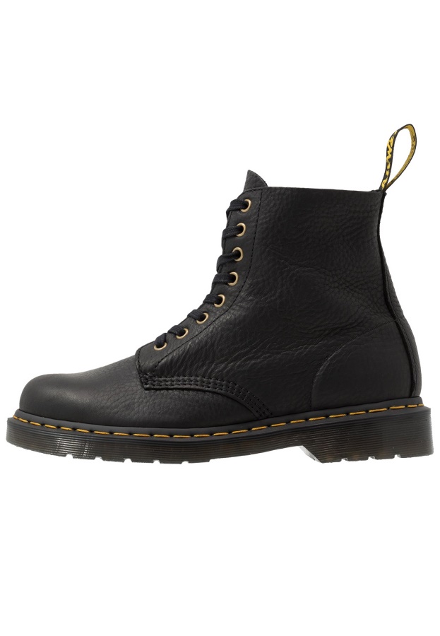 Black Ambassador Dr.Martens 1460 Pascal Lace Up Ankle Boots