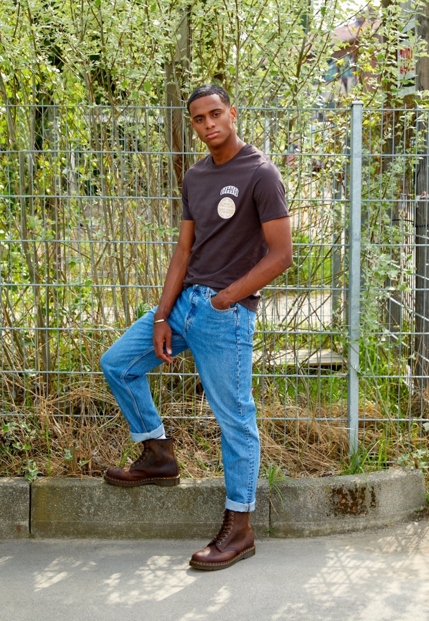 1460 Unisex Lace Up Ankle Boots Dr.Martens Dark Brown Crazy Horse