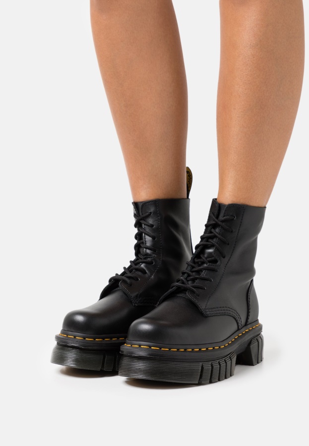 Black Dr.Martens Audrick Boot Platform Ankle Boots