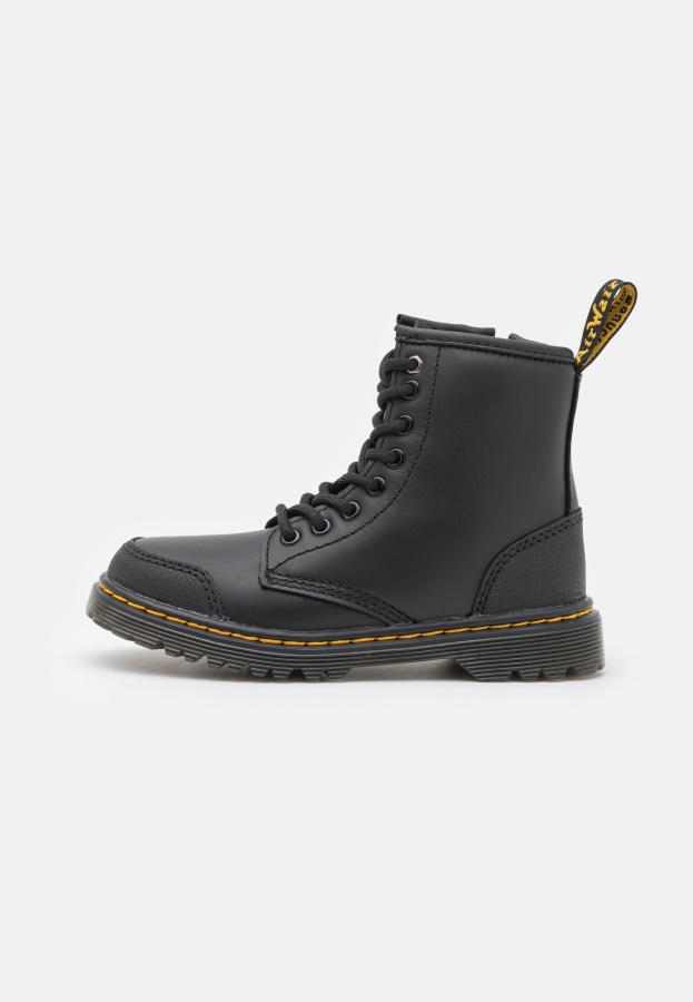 Dr.Martens 1460 Overlay Lace Up Boots Black Duty